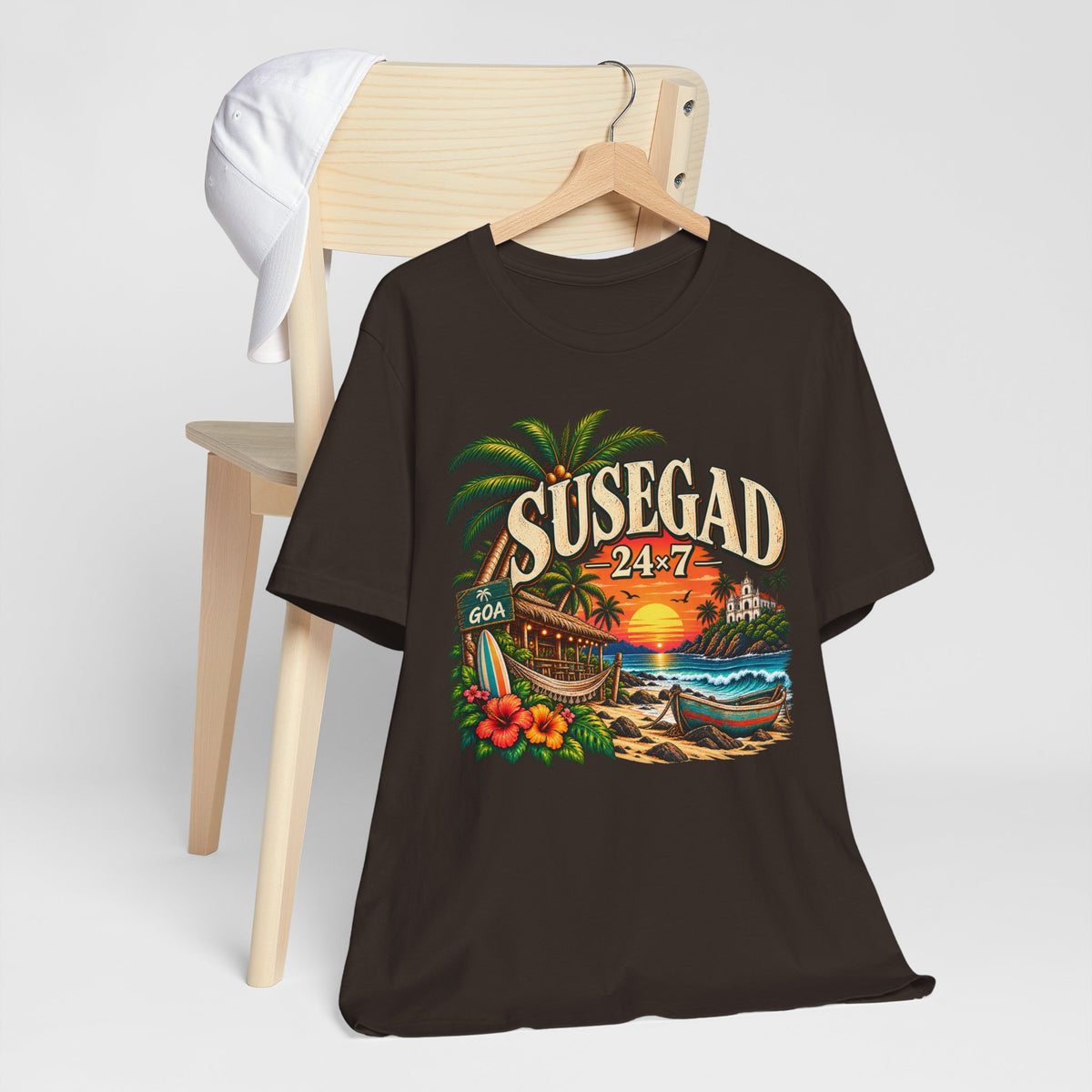 Susegad 24x7 Goa Sunset Jersey T-Shirt