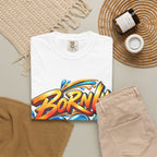 Born in Goa Graphic Tee | Garment-Dyed Cotton T-Shirt