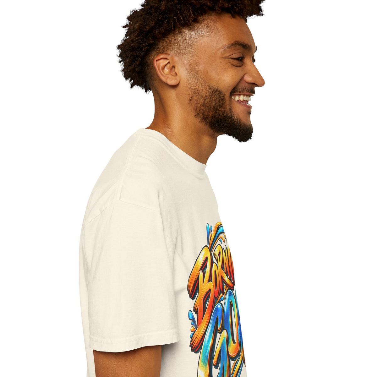 Born in Goa Graphic Tee | Garment-Dyed Cotton T-Shirt