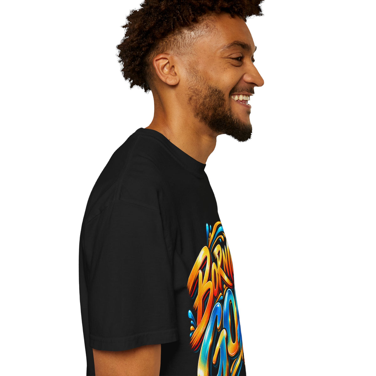 Born in Goa Graphic Tee | Garment-Dyed Cotton T-Shirt