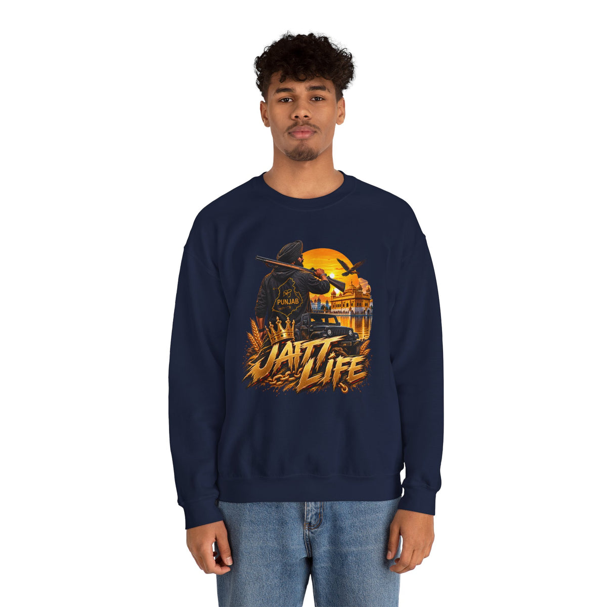 Jail Life Crewneck Sweatshirt – Retro Prison Escape Graphic Pullover