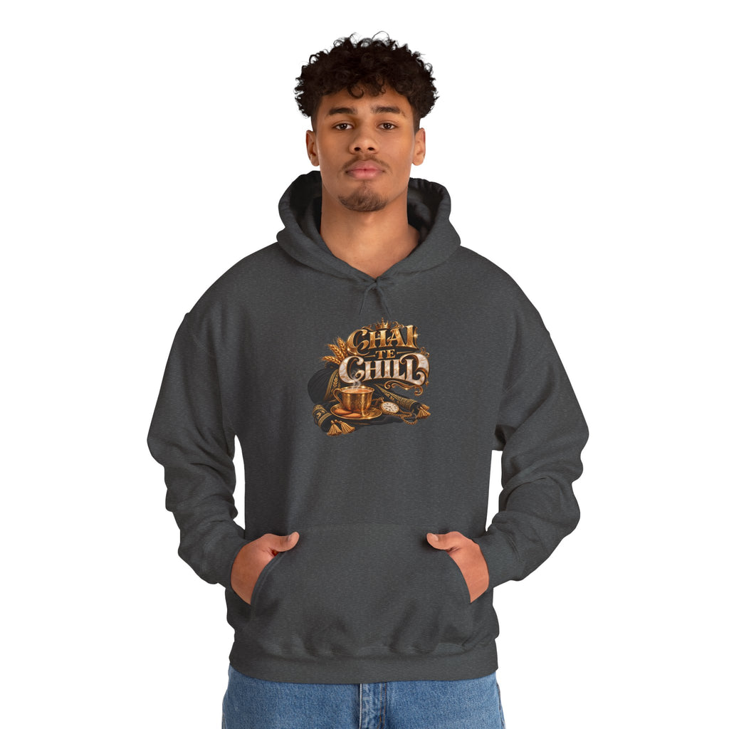 The Chill Coffee Graphic Hoodie | Autumn Leaves Pullover