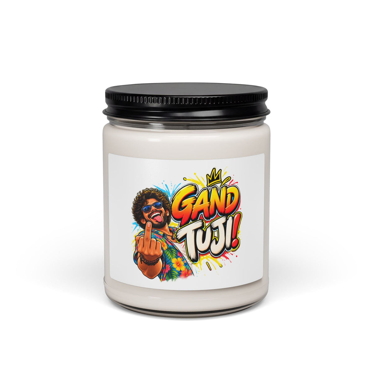 Gand Tuji! 9oz Soy Candle | Goan Phrase