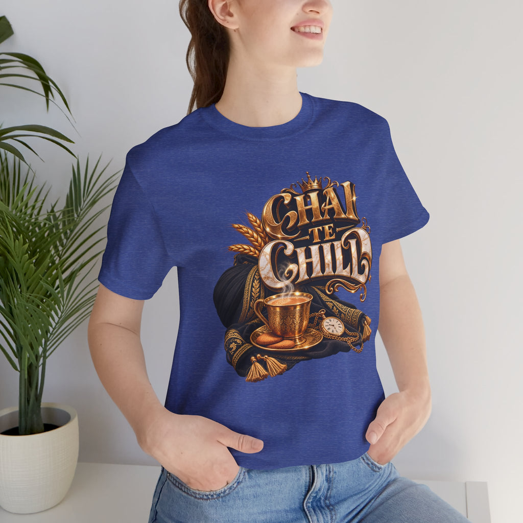 Chai Te Chilli T-Shirt — Vintage Indian Tea Design