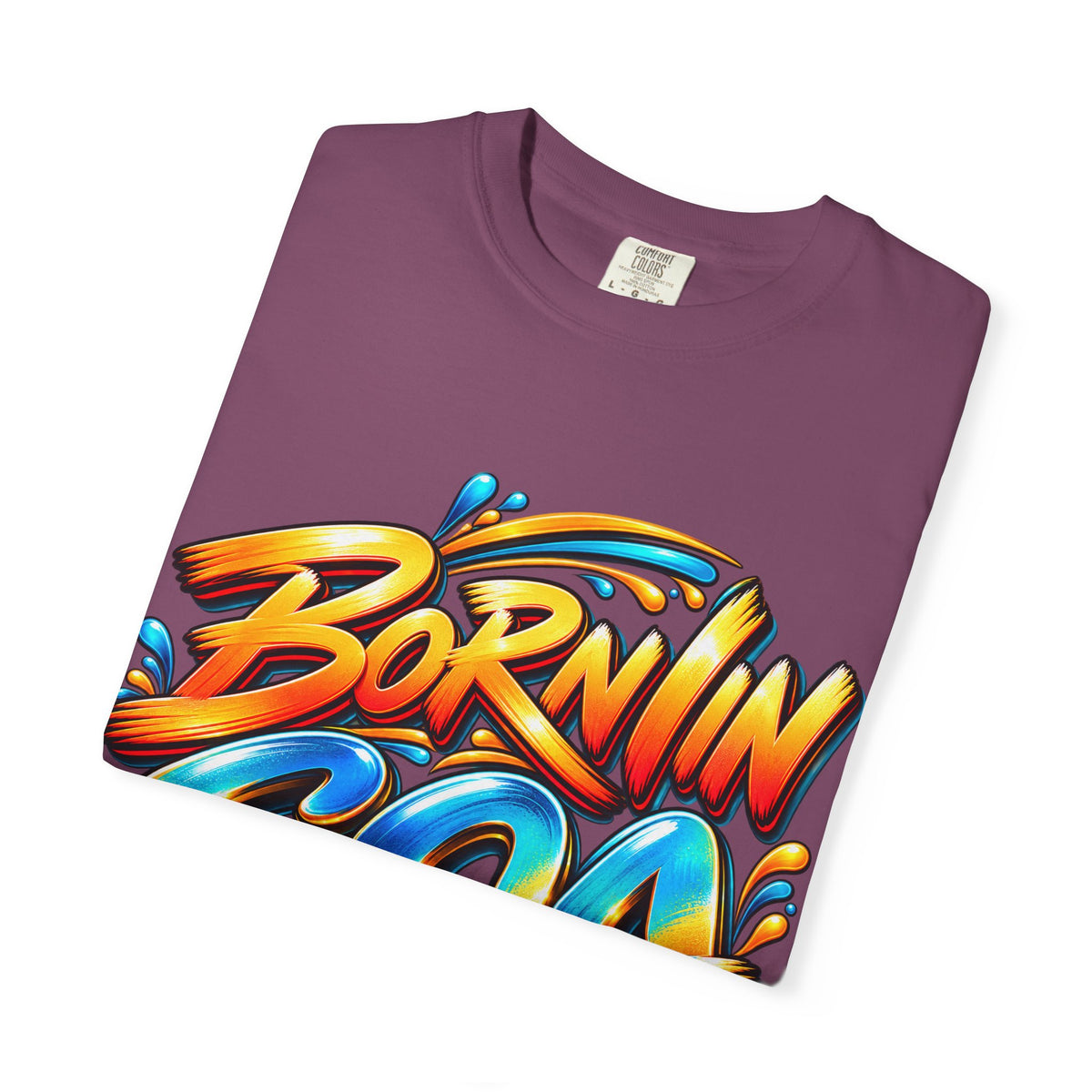 Born in Goa Graphic Tee | Garment-Dyed Cotton T-Shirt