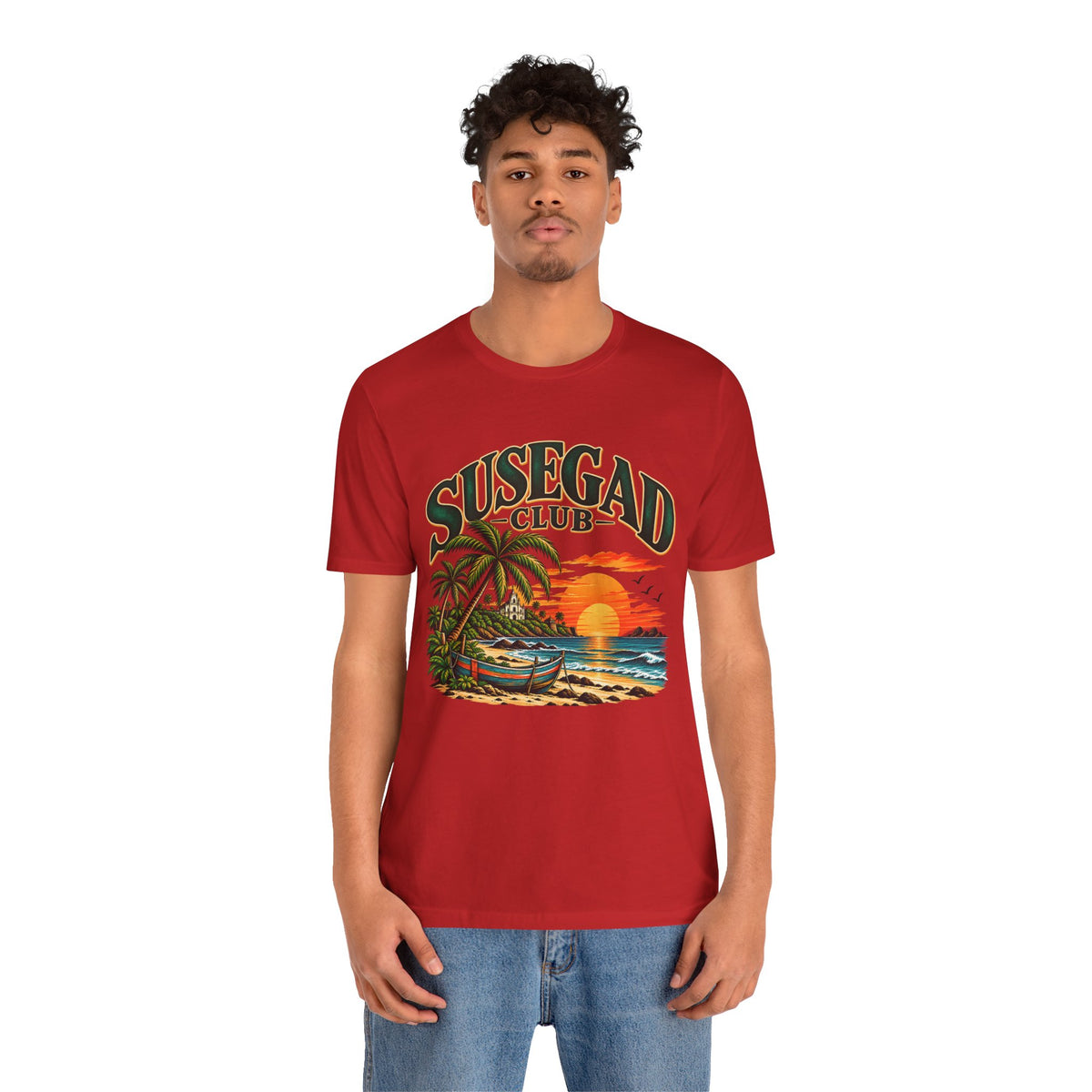 Susegad Club Sunset Beach Jersey T-Shirt