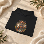 Bohemian Folk Art Drum Hoodie