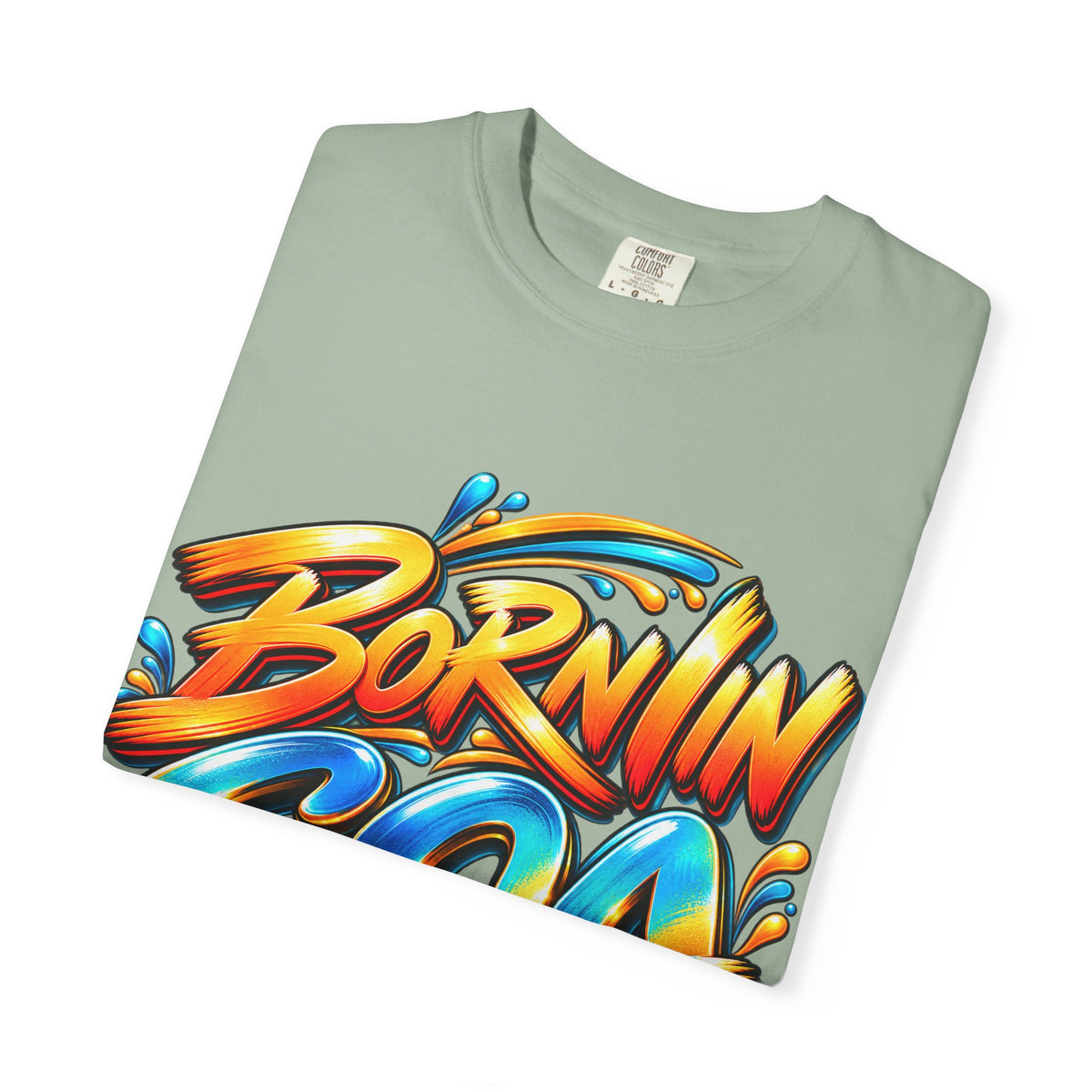 Born in Goa Graphic Tee | Garment-Dyed Cotton T-Shirt