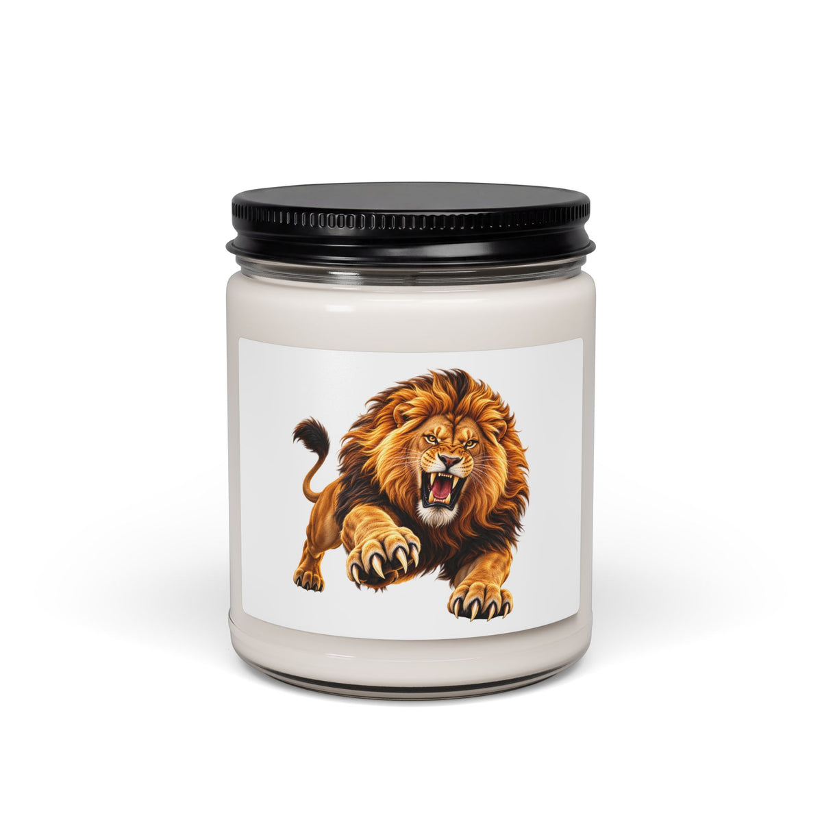 Lion Roar Scented Soy Candle – 9oz Jar (Bold Jungle Aroma) — product image 6