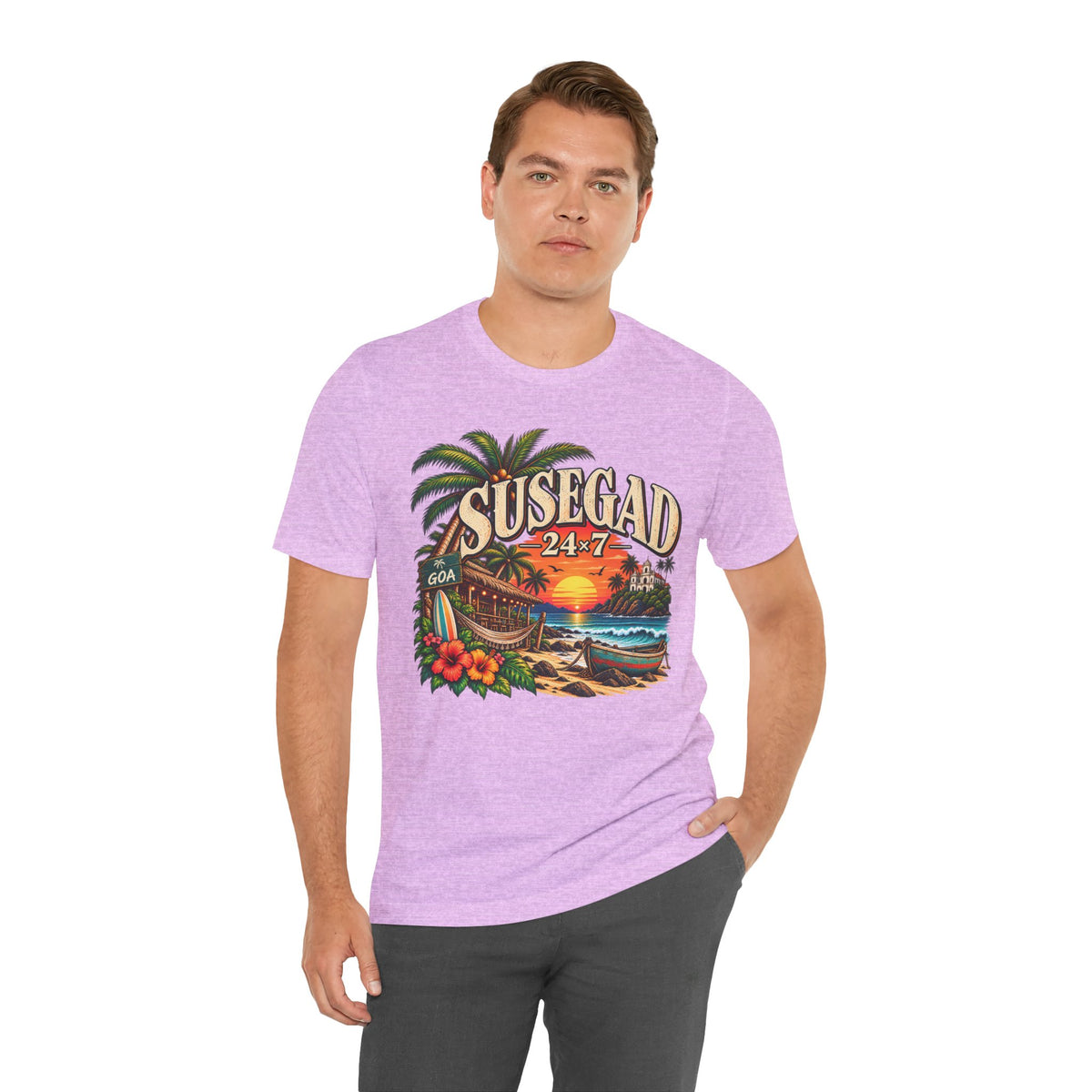 Susegad 24x7 Goa Sunset Jersey T-Shirt