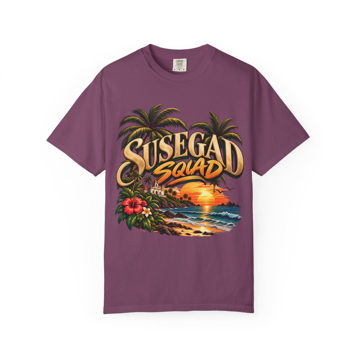 Susegad Squad Sunset Garment-Dyed T-Shirt
