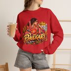Phulkari-Inspired Floral Crewneck Sweatshirt | Punjabi Art