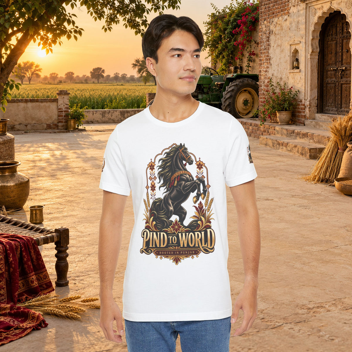 Pind to World Horse Graphic Tee