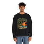 Susegad Club Tropical Sunset Crewneck Sweatshirt