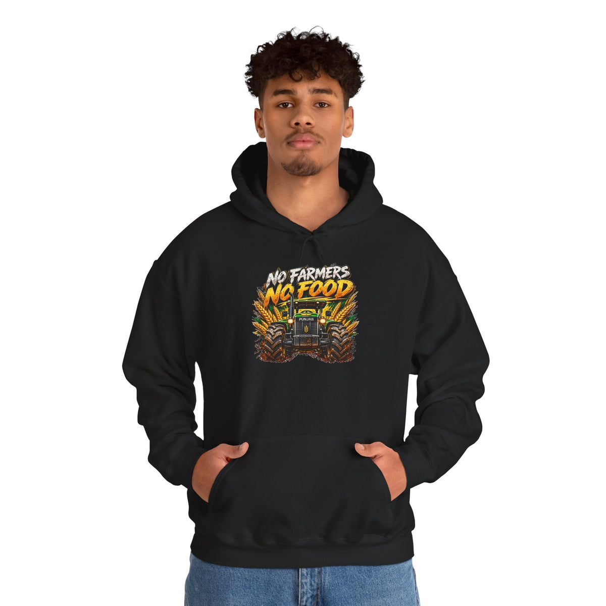 Hoodie featuring a bold graphic design.