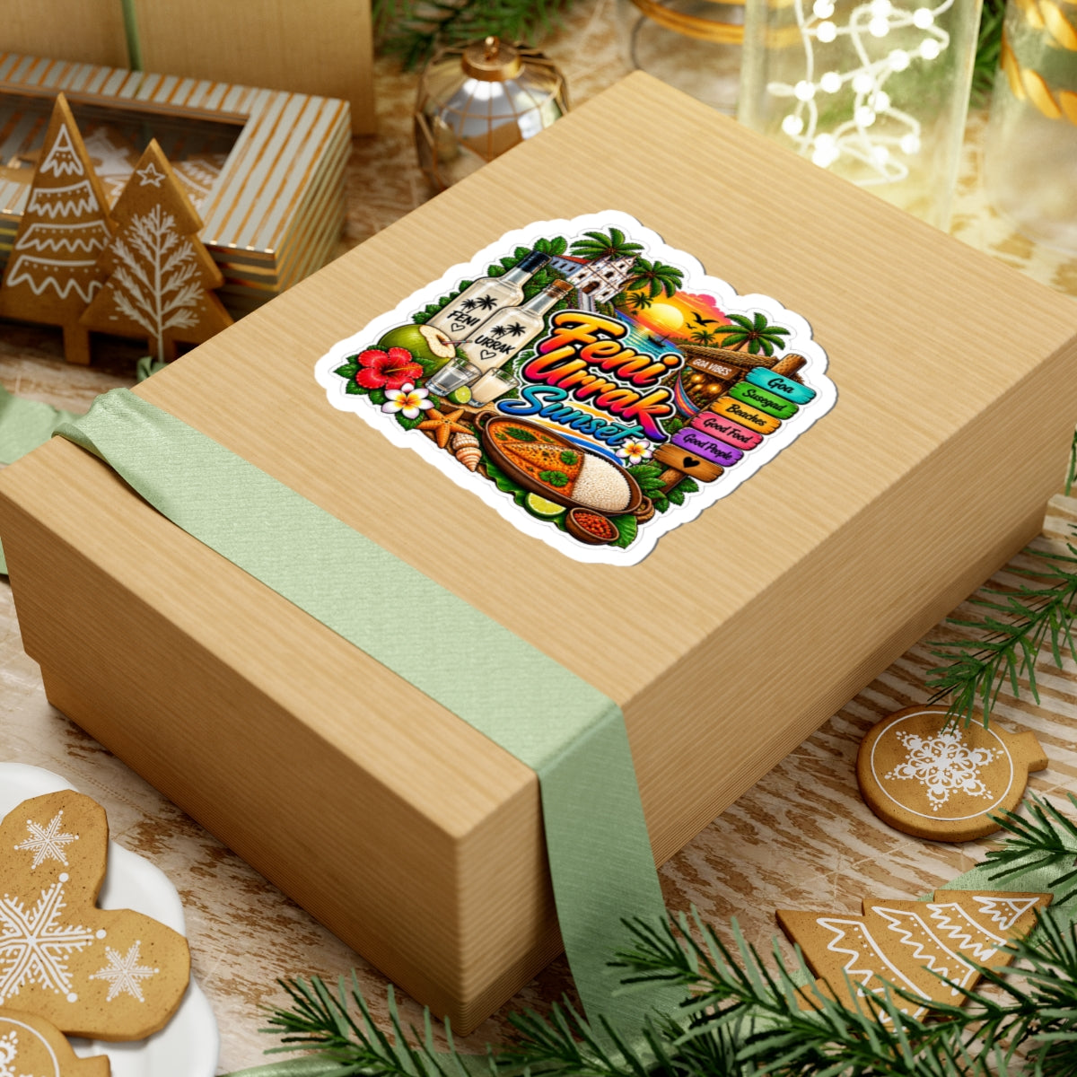 Susegad 24x7 – Goan Heritage Kiss-Cut Sticker — product image 6