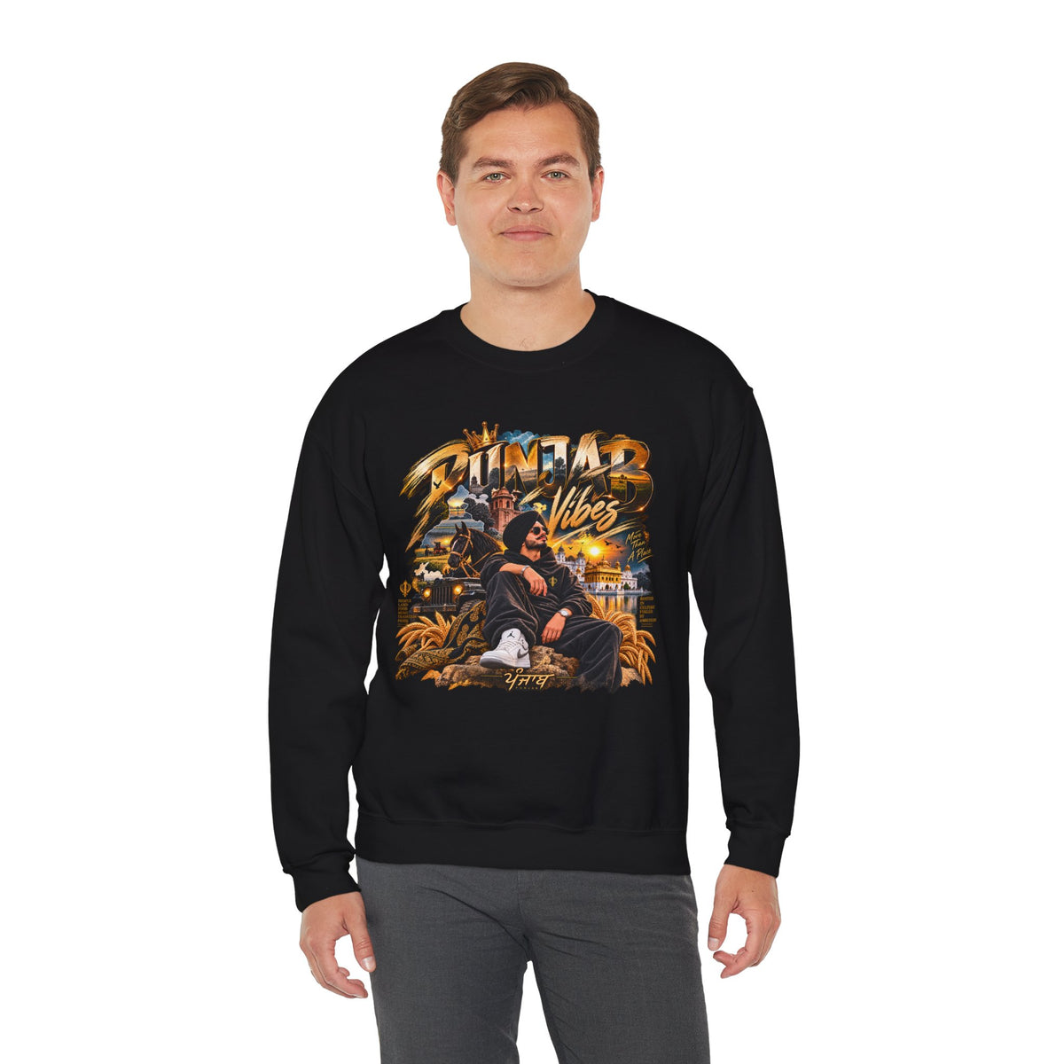 Crewneck Sweatshirt — Summer Vibes Graphic Pullover