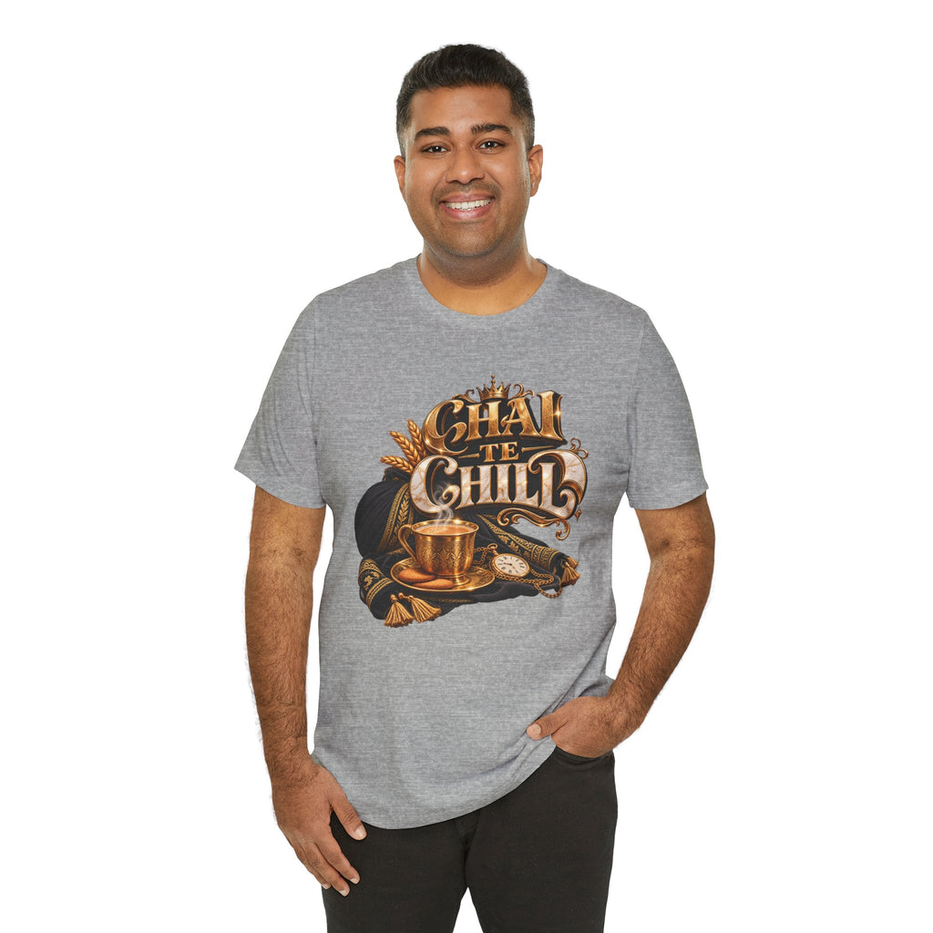 Chai Te Chilli T-Shirt — Vintage Indian Tea Design
