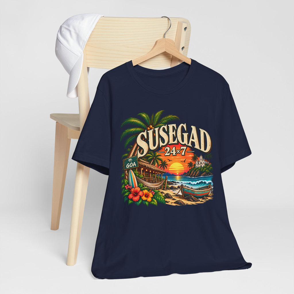 Susegad 24x7 Goa Sunset Jersey T-Shirt