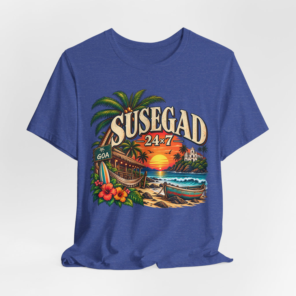 Susegad 24x7 Goa Sunset Jersey T-Shirt
