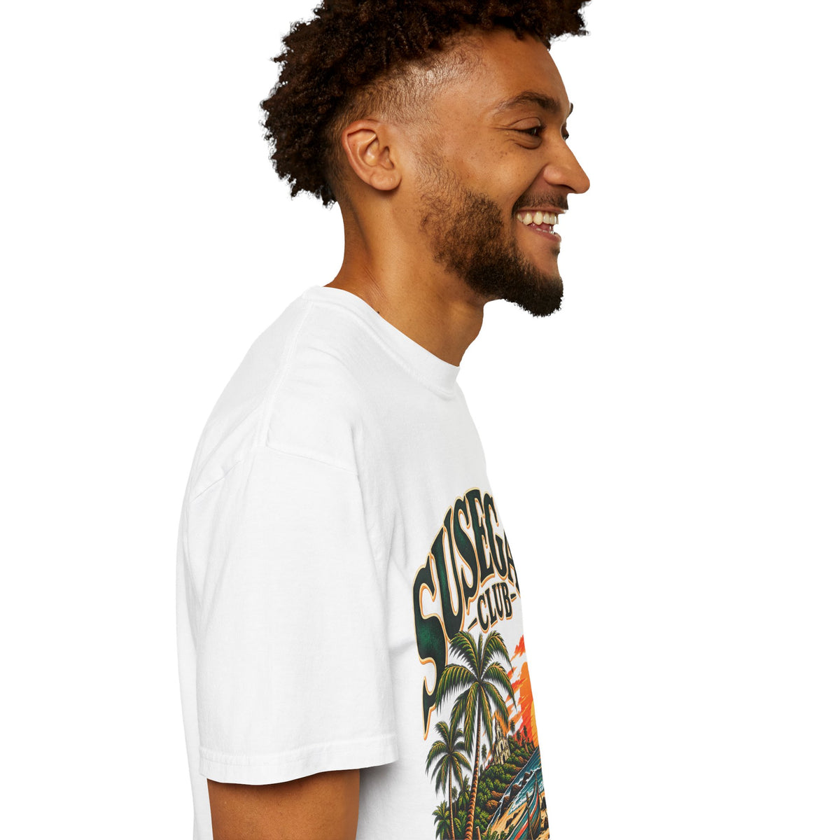 Susegad Club Sunset Beach Garment-Dyed T-Shirt