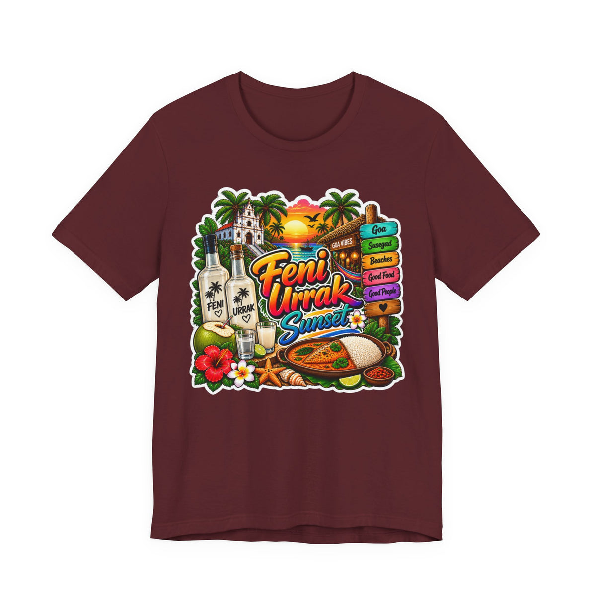 Feni Urrak Goan Drink Graphic Jersey T-Shirt