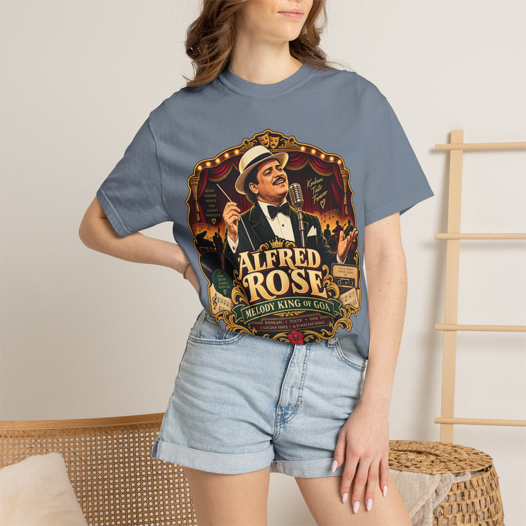 Alfred Rose Vintage Goan Music Graphic T-Shirt