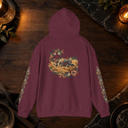 Bohemian Folk Art Drum Hoodie