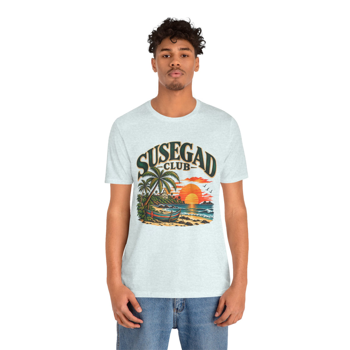 Susegad Club Sunset Beach Jersey T-Shirt