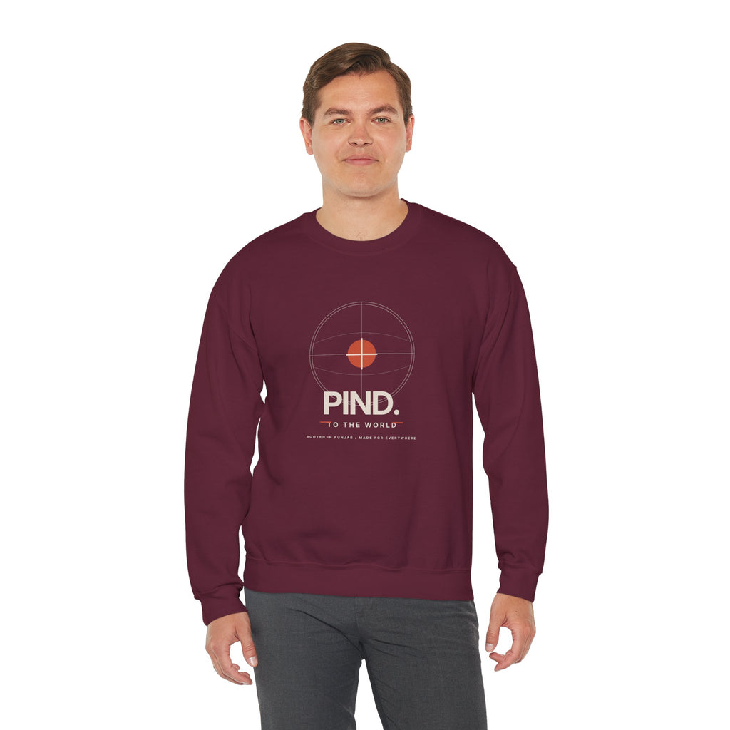 Minimalist 'PIND' Logo Crewneck Sweatshirt