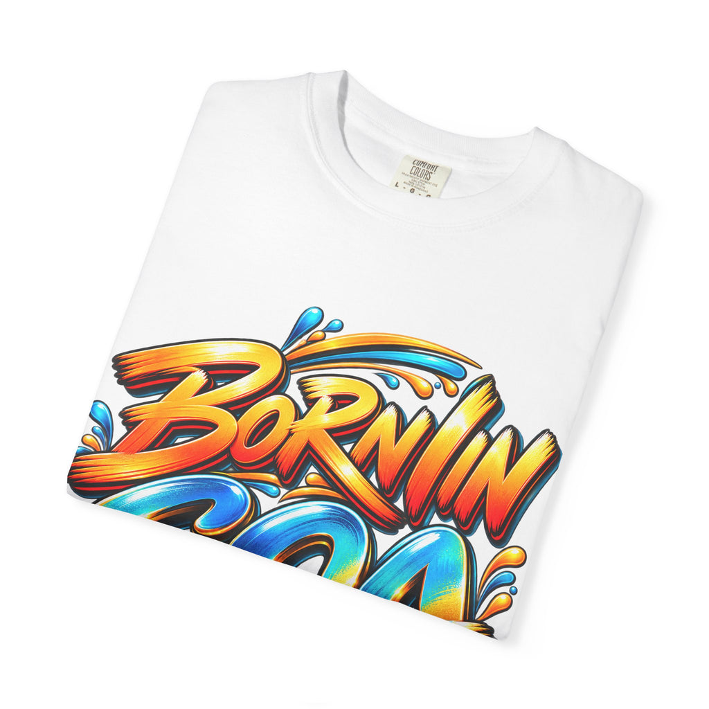 Born in Goa Graphic Tee | Garment-Dyed Cotton T-Shirt
