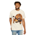 Roaring Lion Graphic T-Shirt — Bold Vintage Animal Tee