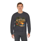 Susegad Squad Tropical Sunset Crewneck Sweatshirt