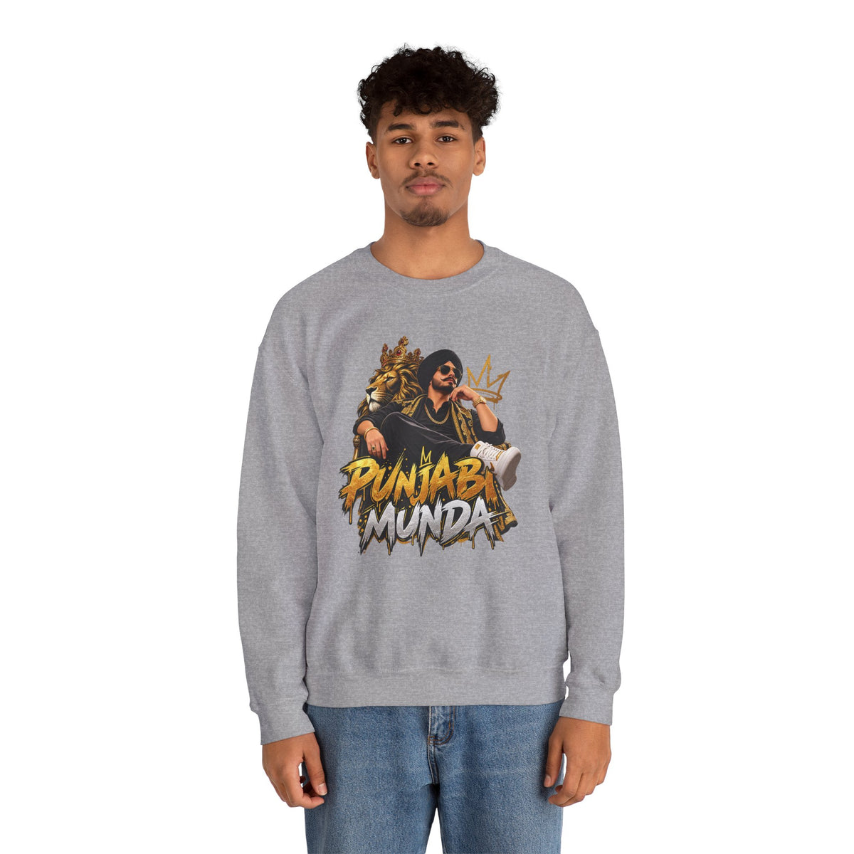 Punjabi Munda Sweatshirt | Punjabi Pride Graphic Crewneck