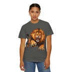Roaring Lion Graphic T-Shirt — Bold Vintage Animal Tee