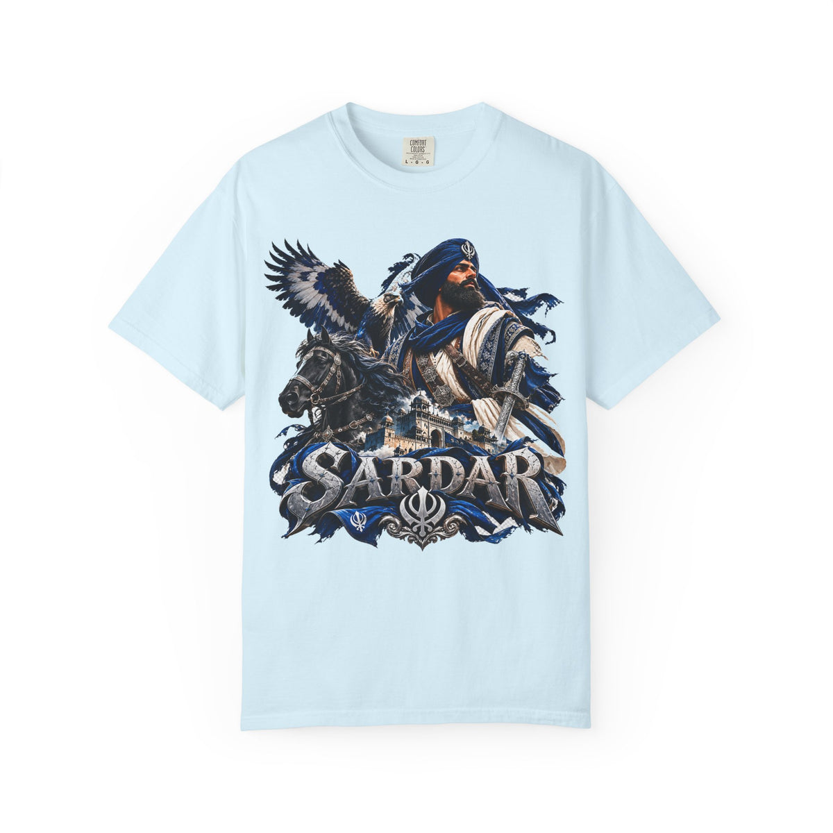 Sardar Graphic T-Shirt – Patriotic Sikh Warrior Design