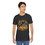 Desi Motorcycle Graphic Tee – Retro Biker India Pride T-Shirt