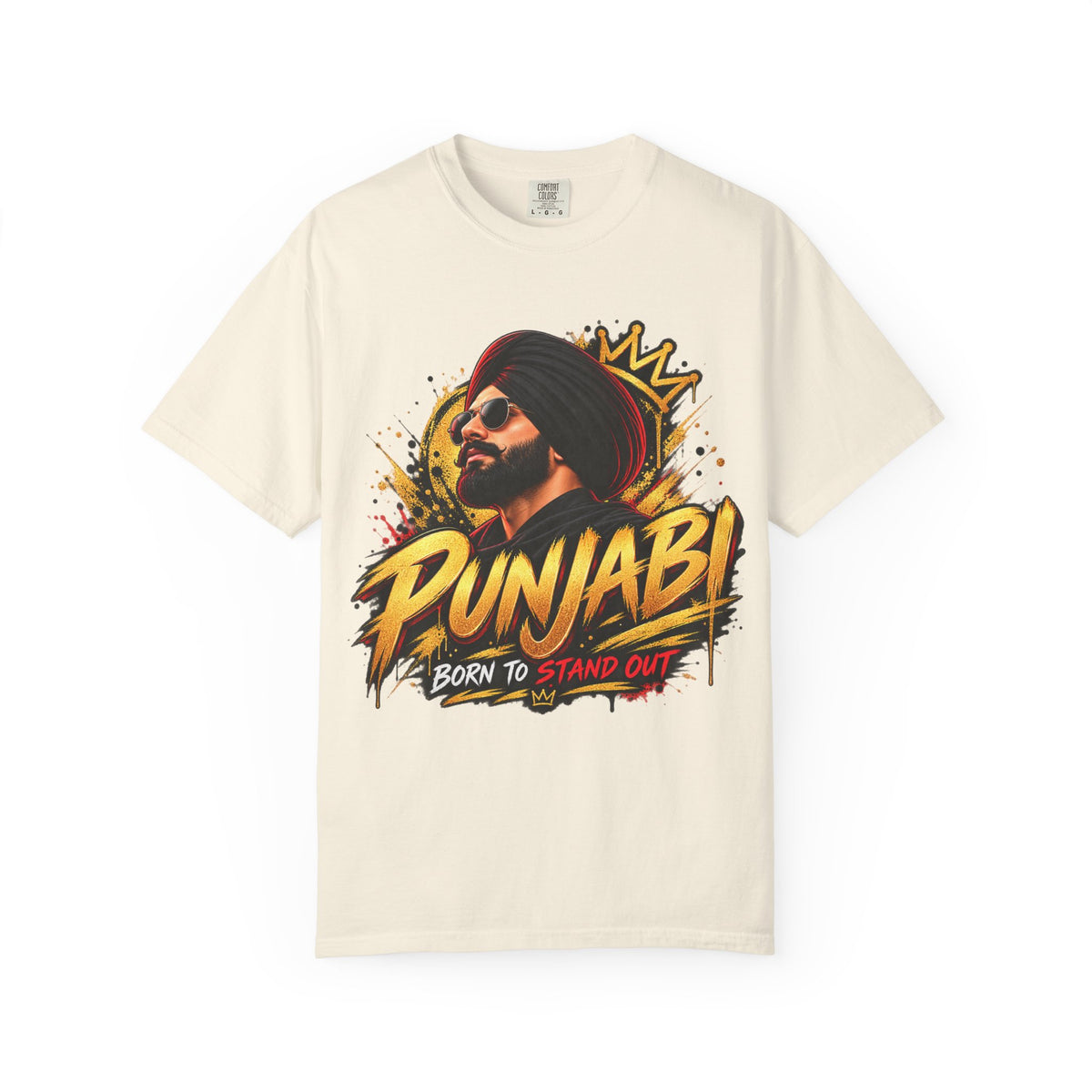 Punjabi Born to Stand Out T-Shirt — Bold Punjabi Graphic Tee