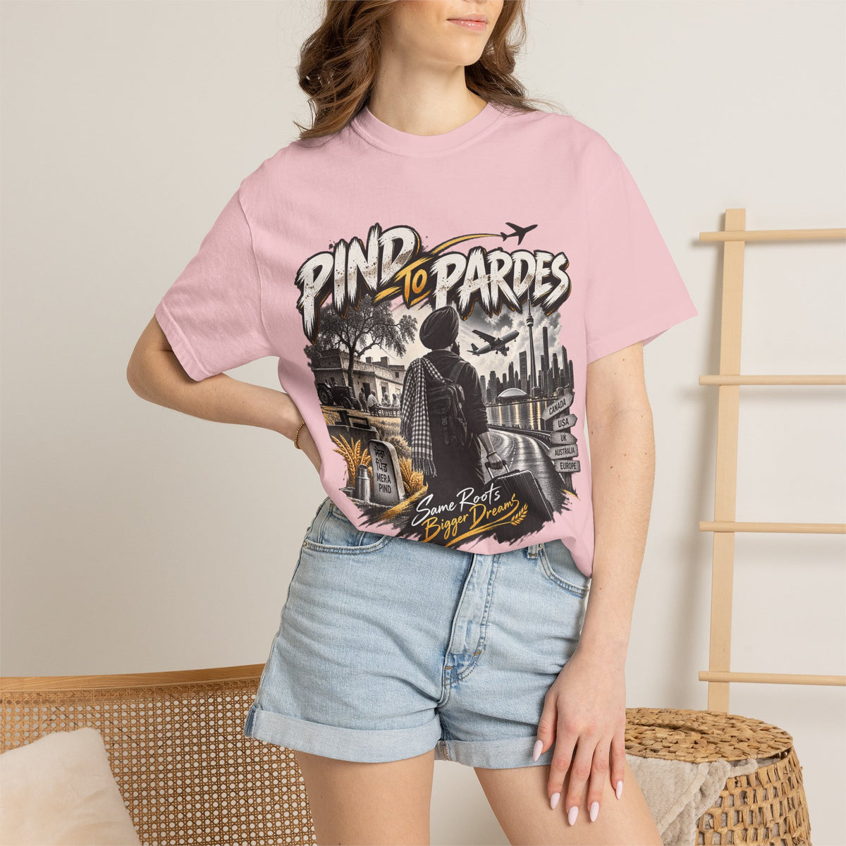 Pindo to Pardes Travel Graphic T-Shirt