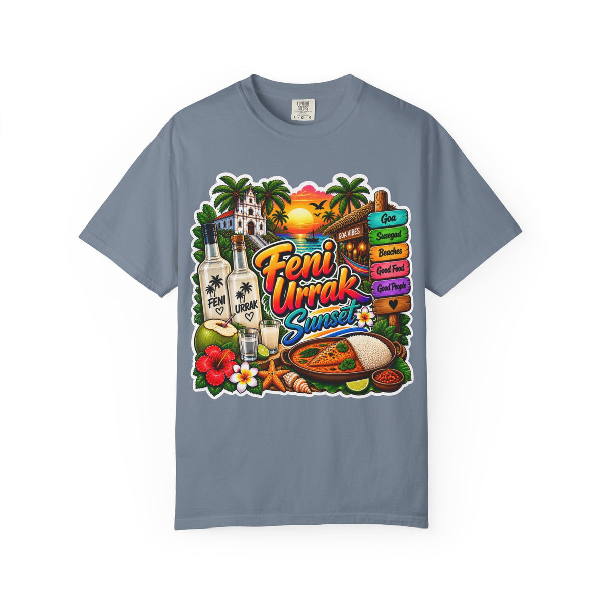 Susegad 24x7 | Goan Heritage Garment-Dyed T-Shirt
