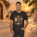 Boho Folk Drum Mandala T-Shirt
