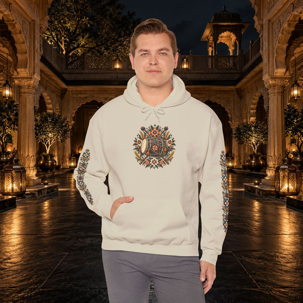 Bohemian Folk Art Drum Hoodie