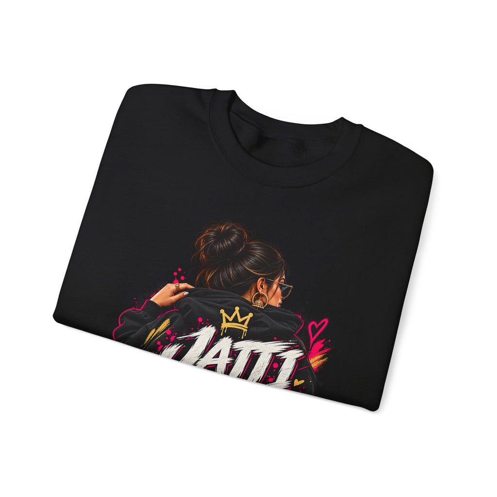 Jatti Energy Punjabi Graphic Crewneck Sweatshirt