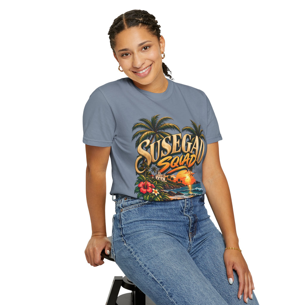 Susegad Squad Sunset Garment-Dyed T-Shirt