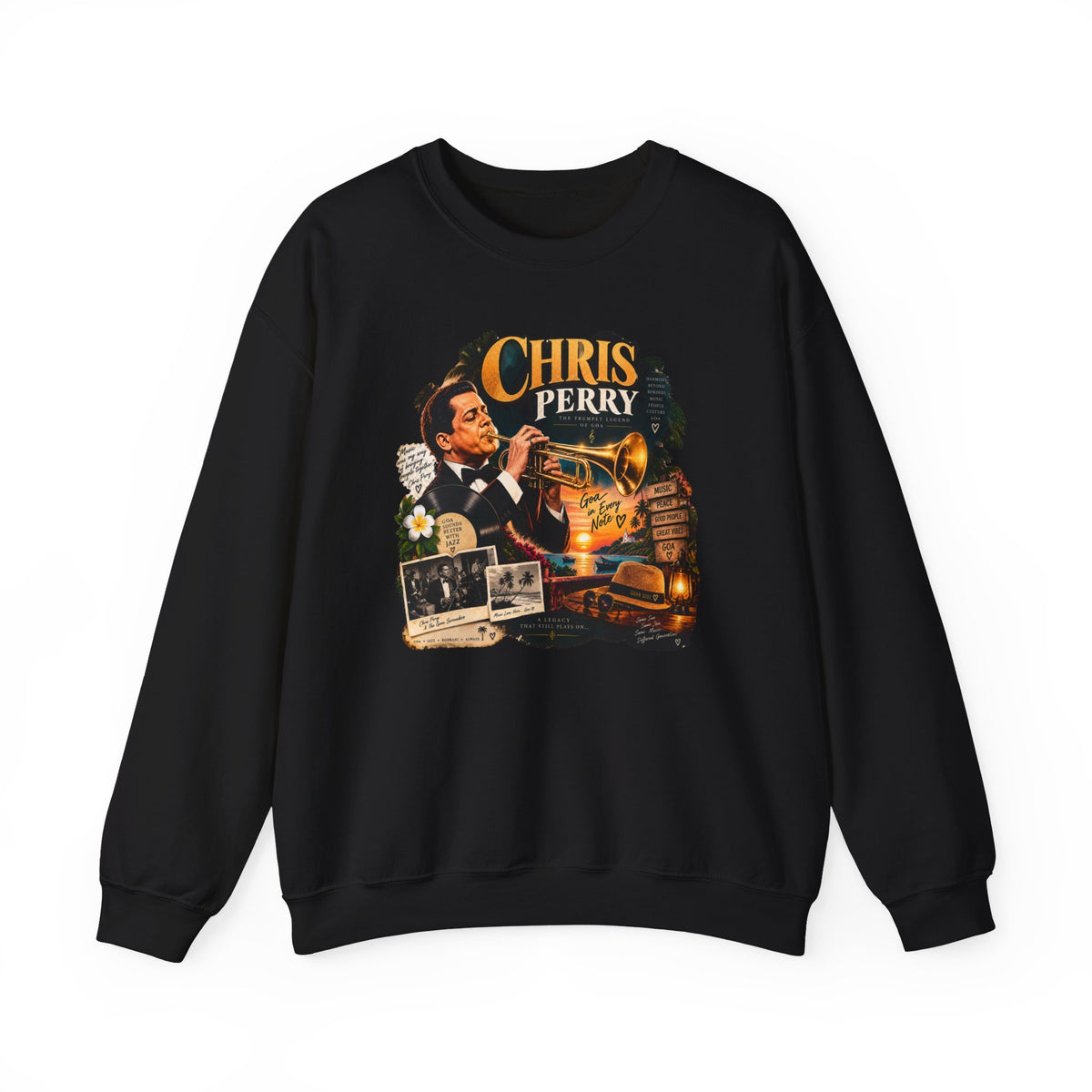Additional view of Chris Perry Vintage Jazz Sweatshirt — Goan Music (3)