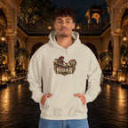 NIDAR Tiger and Bear Graphic Hoodie