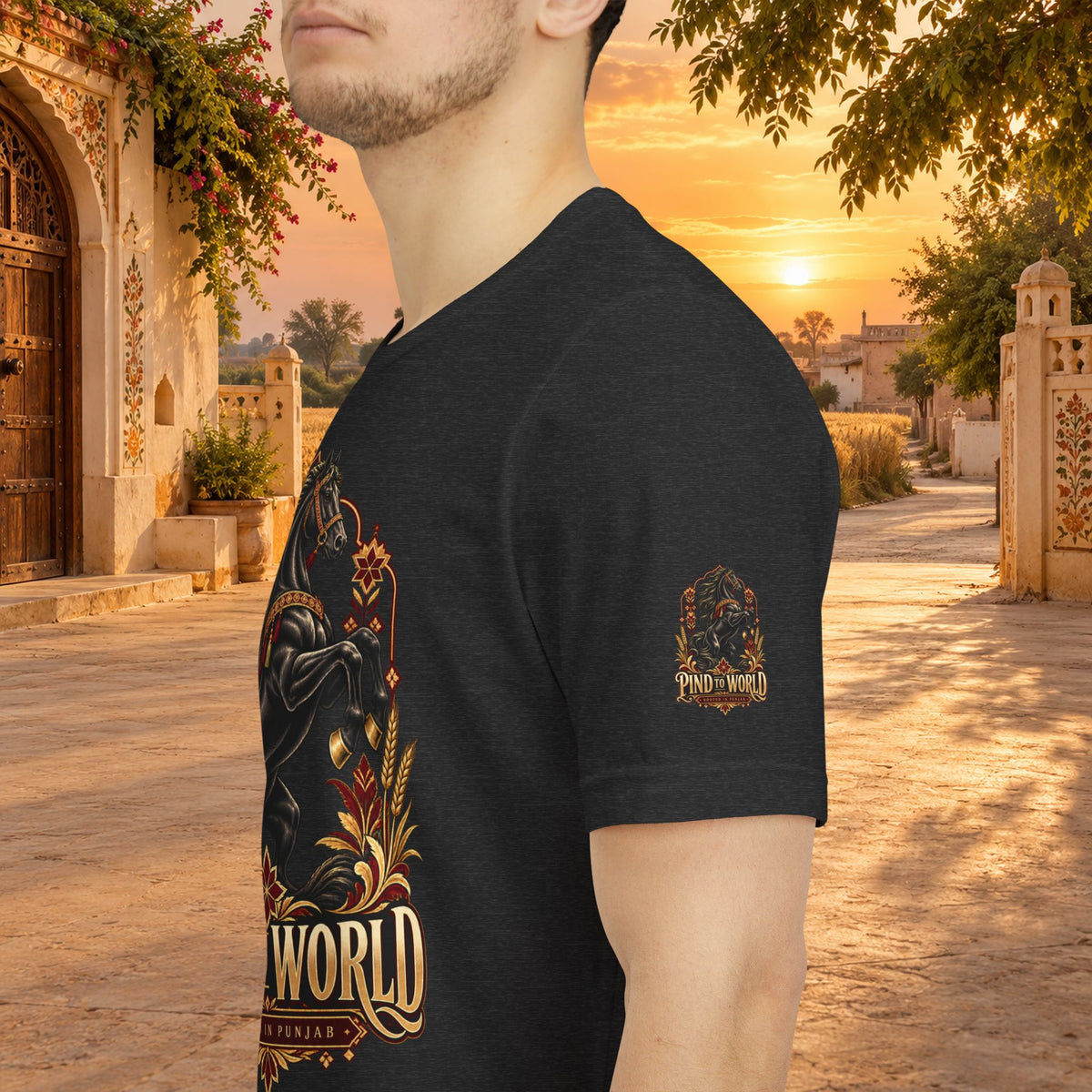 Pind to World Horse Graphic Tee