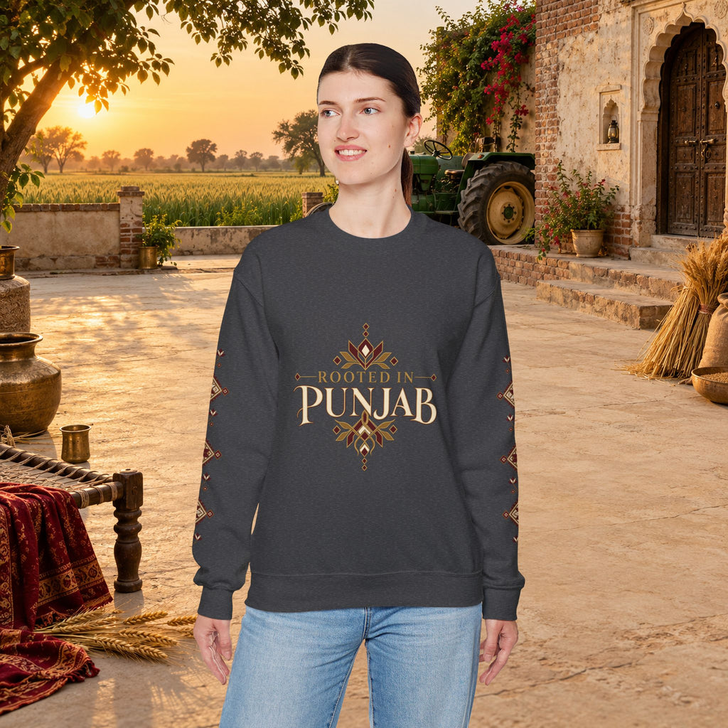 Rooted in Punjab Heritage Crewneck Sweatshirt