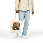 Summer Vibes Graphic Cotton Canvas Tote Bag