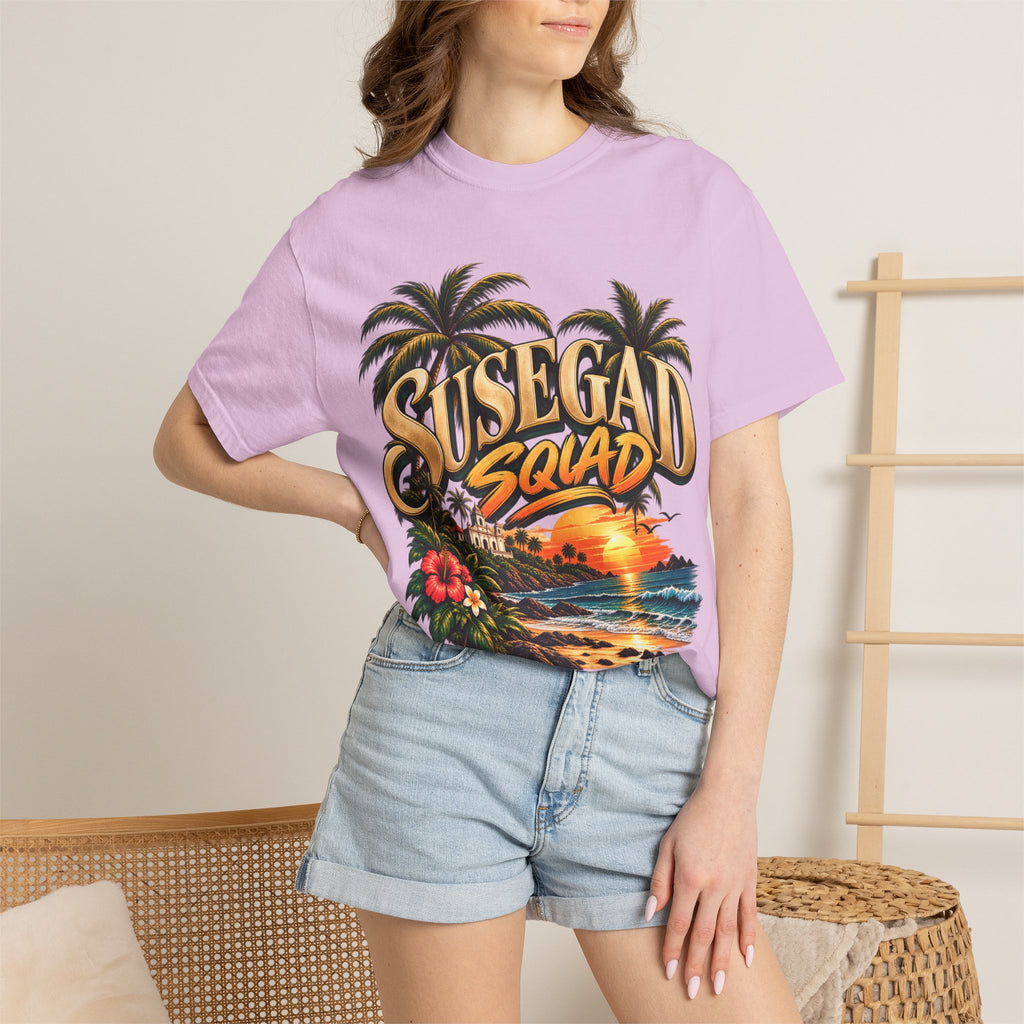 Susegad Squad Sunset Garment-Dyed T-Shirt